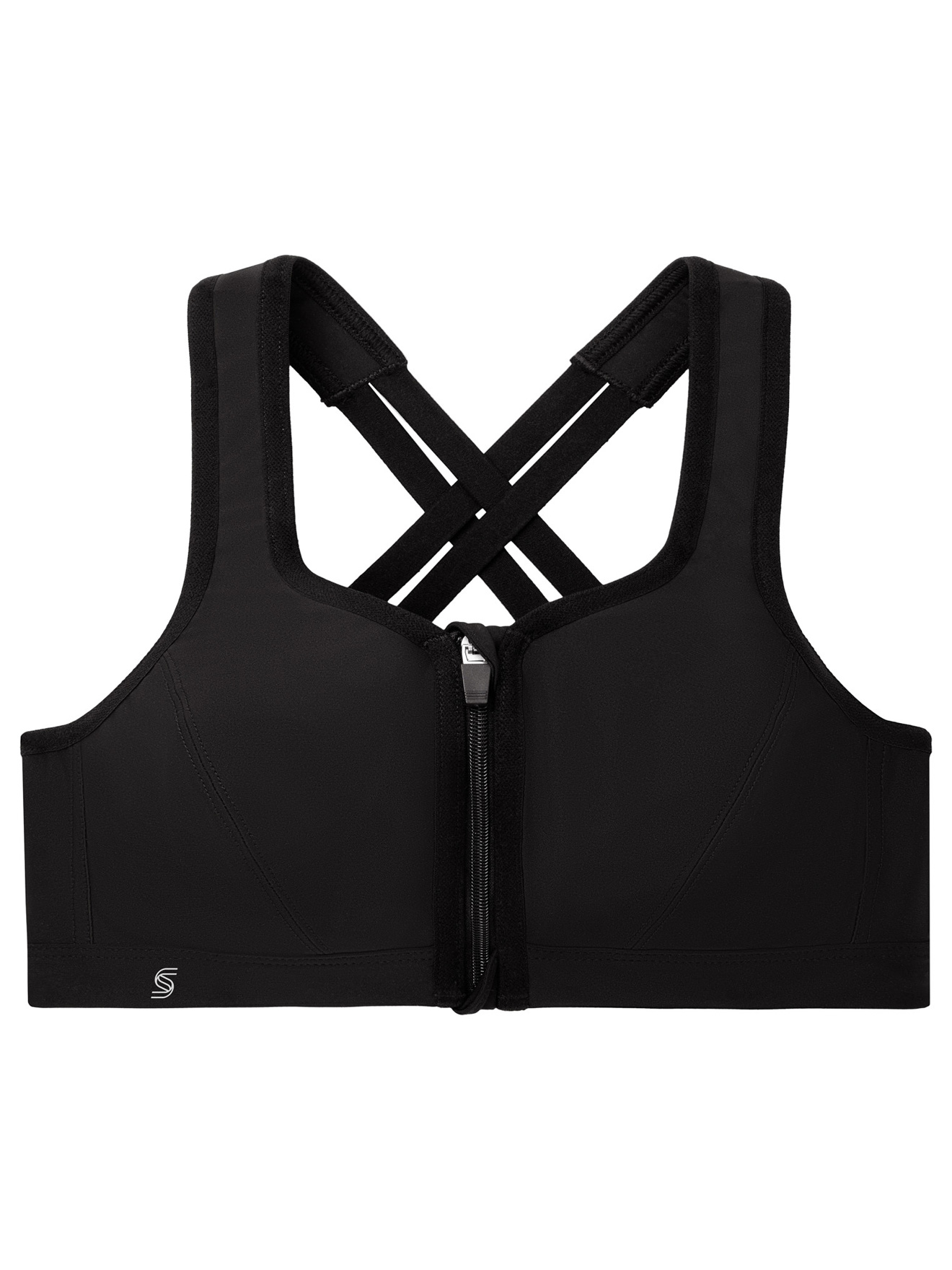 Soutien-gorge sport fermeture éclair