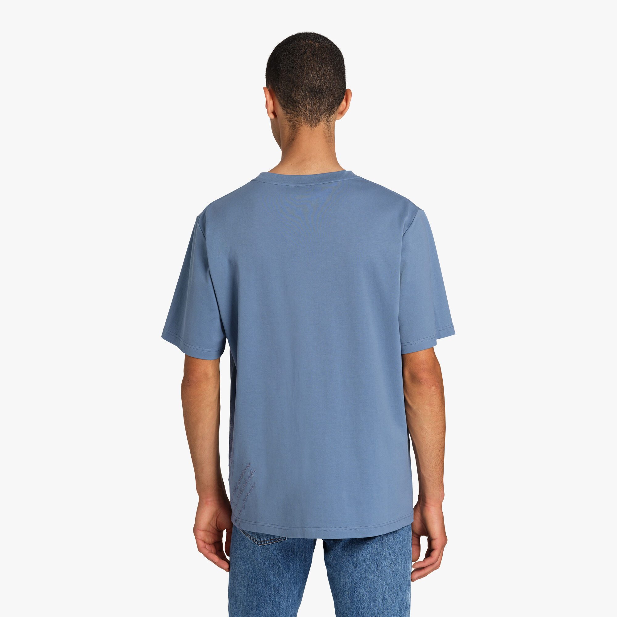 T-shirt Avec Broderie Scritto