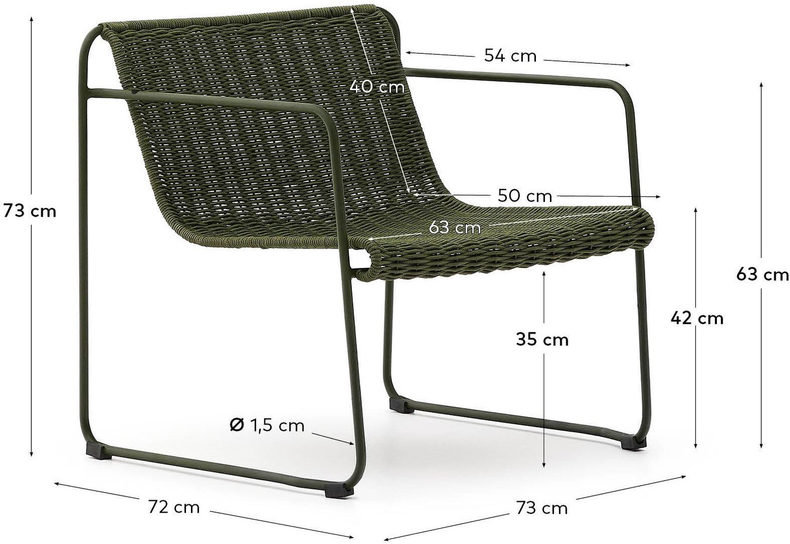 Kave Home   Maurina Outdoor Fauteuil