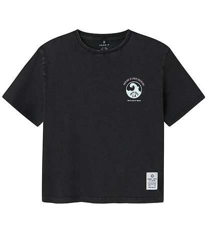 Name It T-Shirt - NkmJeano - Schwarz m. Print