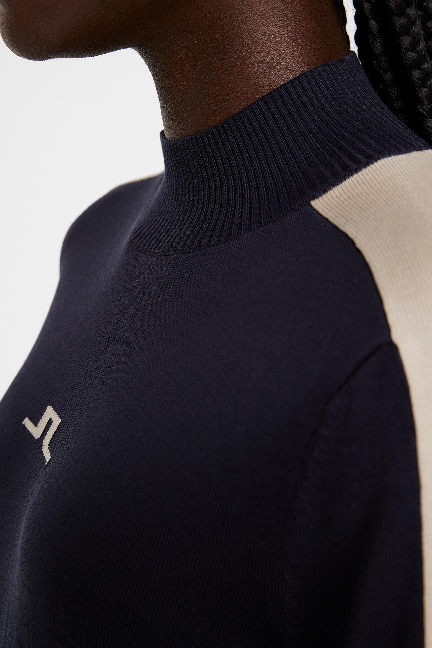 Adia Knitted Sweater Dame JL Navy