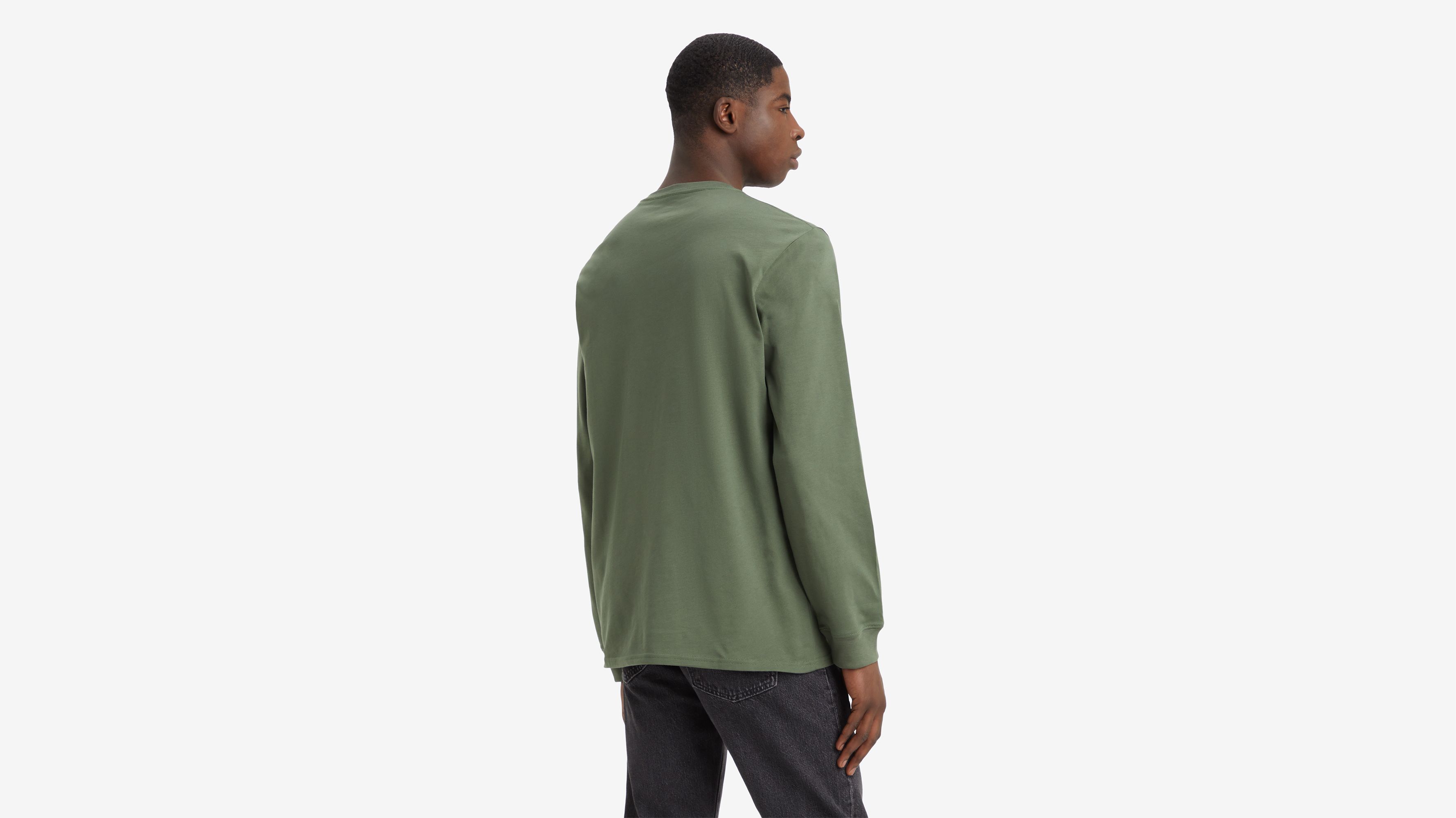T-shirt manche longue Housemark - Thyme - Vert