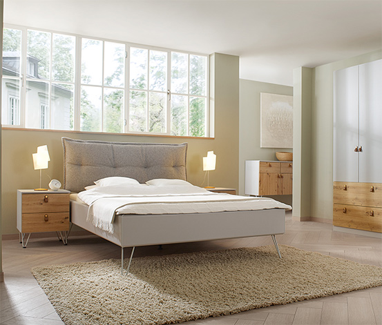 rauch Bett »Homey«, ca. 180 x 200 cm, seidengrau