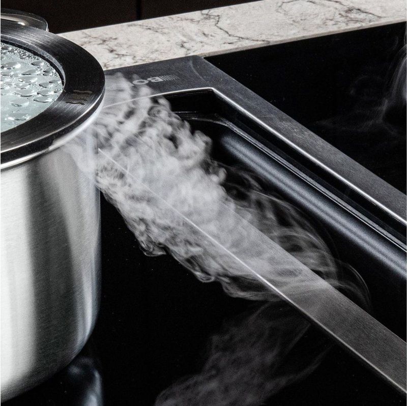 DUCQ Downdraft Pannenset - 4 Delig - Glazen Deksels