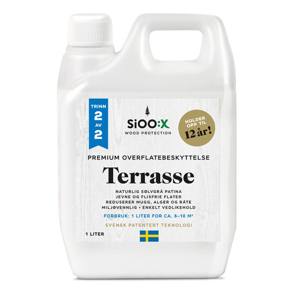 OVERFLATEBESKYTTELSE SIOO:X PREMIUM TERRASSE TRINN 2 1L