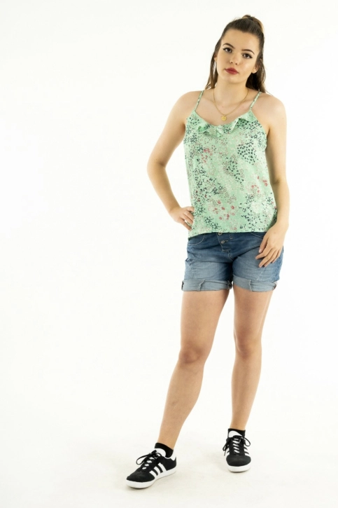 débardeurs Veromoda hannah foil jade cream