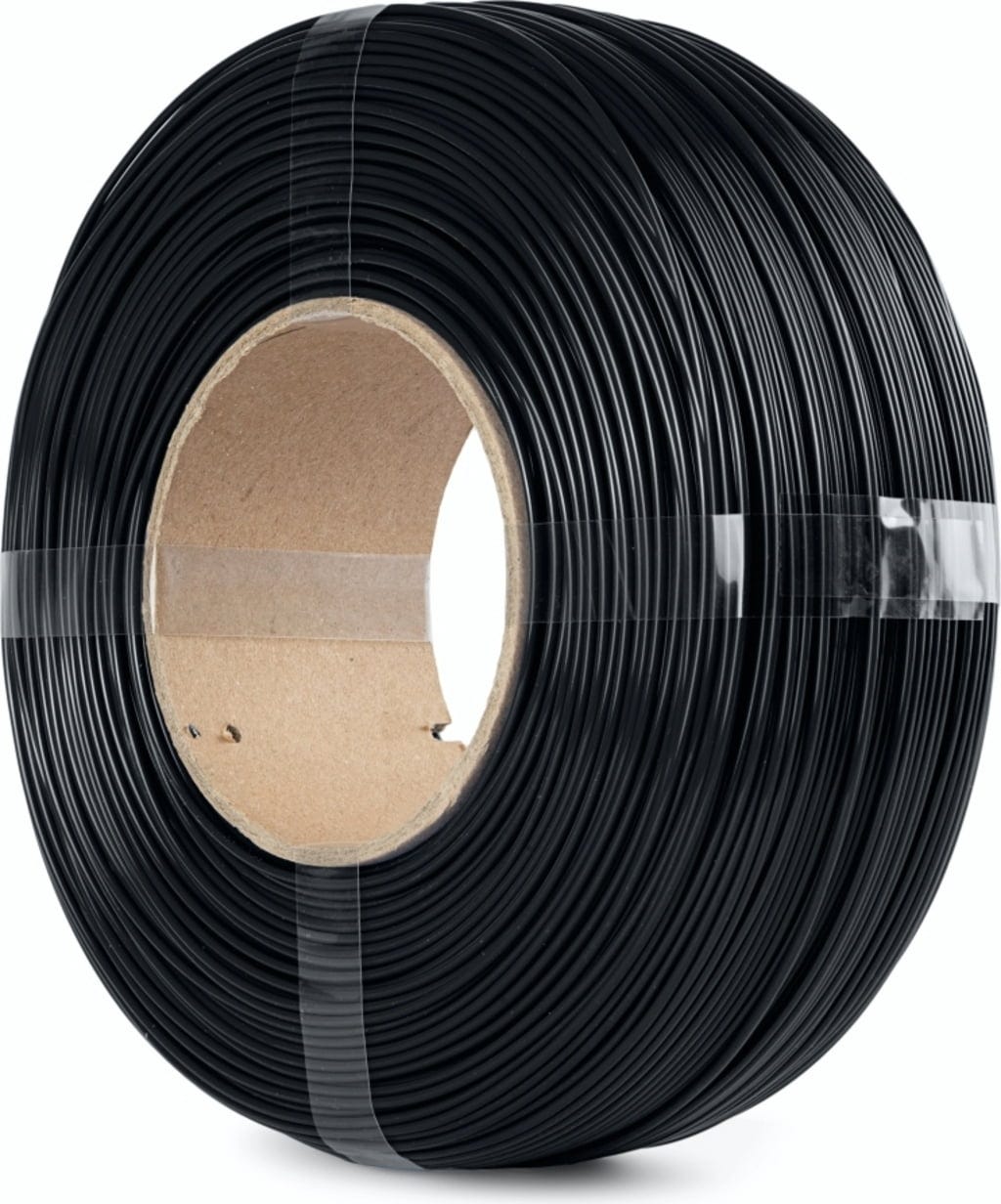 The Filament  ReFill PLA HS Midnight Black, 1,75 mm / 1000 g    Kosteneffizientes High Speed PLA ohne Spule in Midnight Black