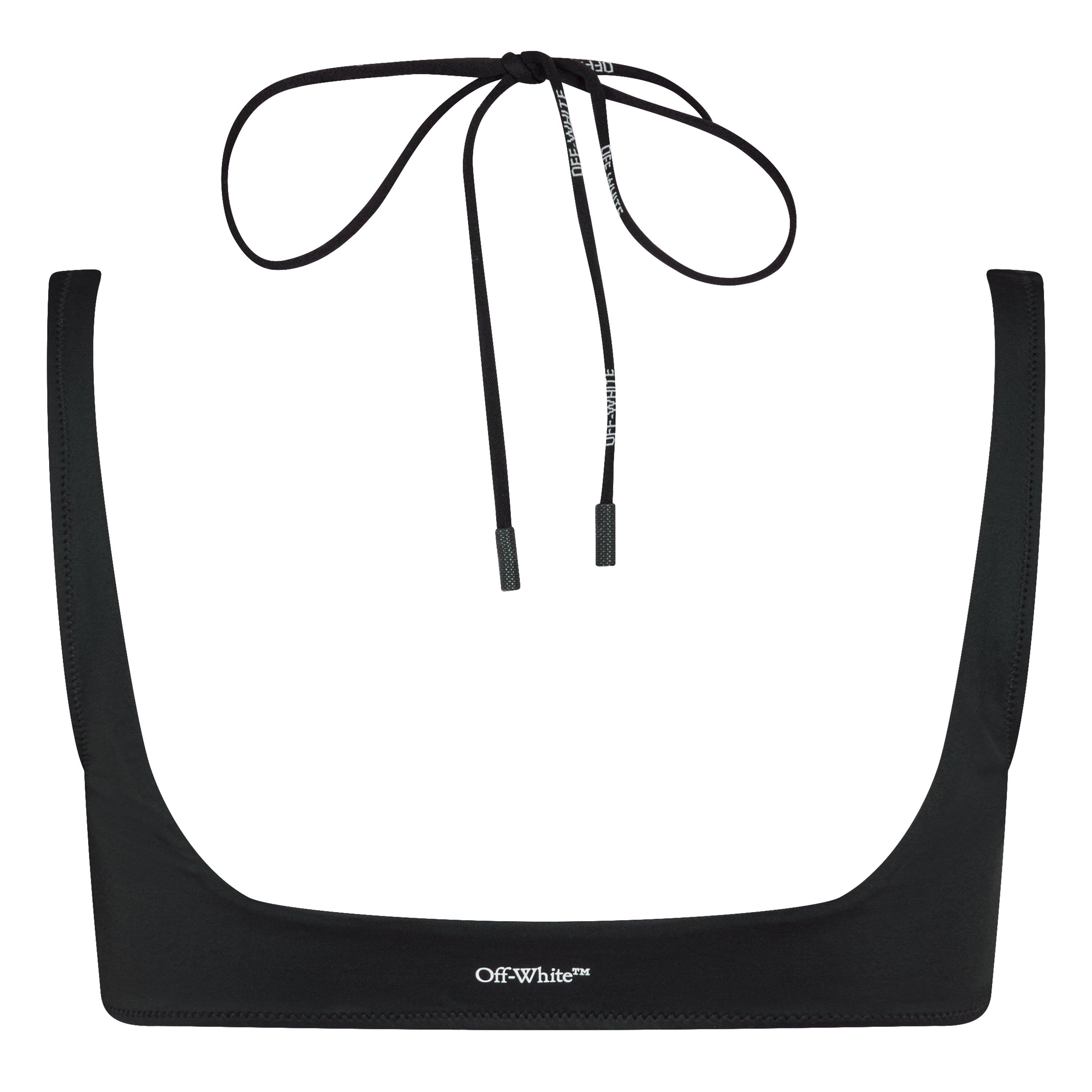 Off White Logo Bikini Set