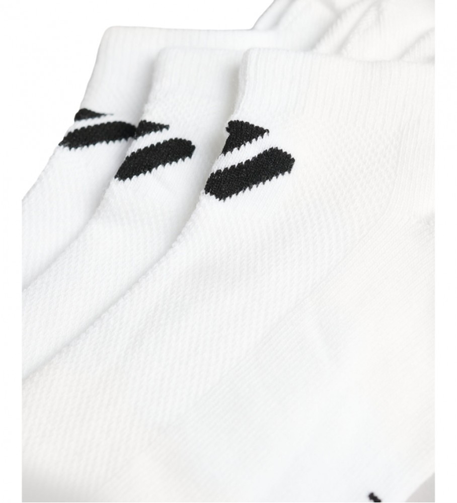Meias brancas de cano curto Superdry Coolmax