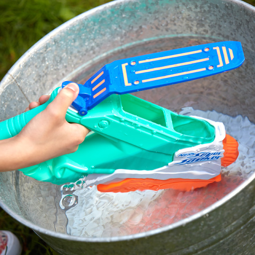 Pistola de água Nerf Supersoaker Splash Mouth para crianças a partir de 6 anos