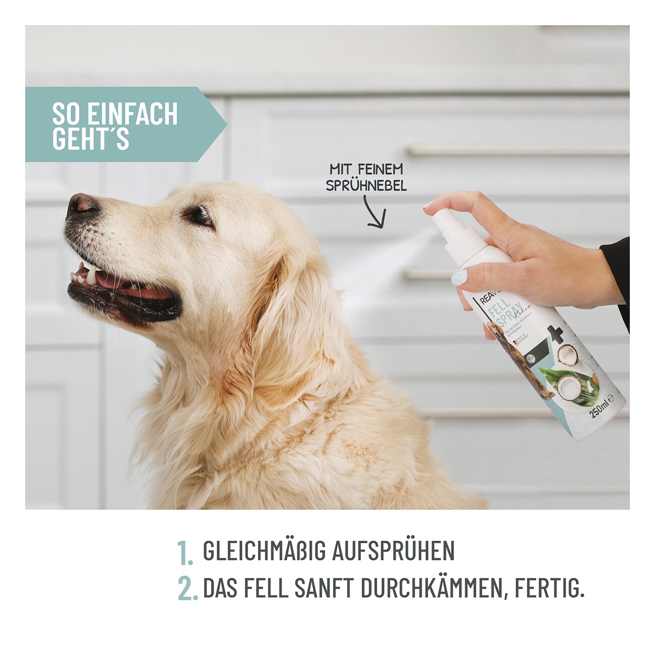 REAVET Fellspray Kokos 250ml
