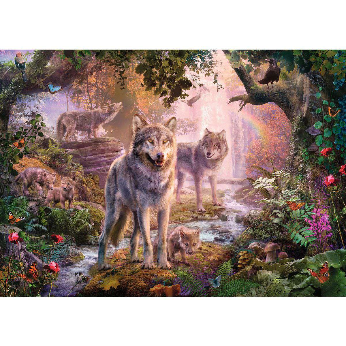 Ravensburger Spiel Wolfsfamilie im Sommer