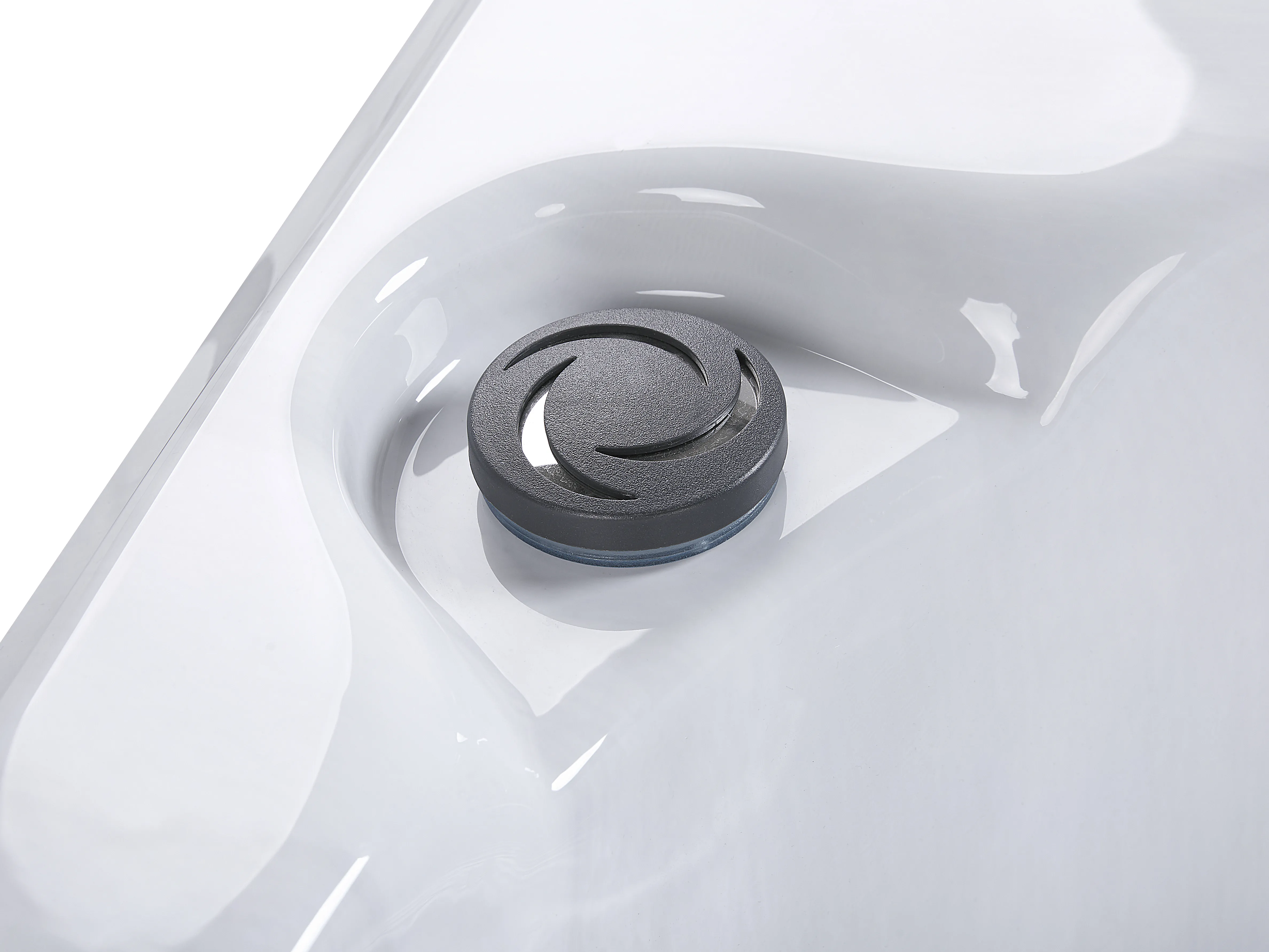 Buiten hottub met LED ARCELIA Wit
