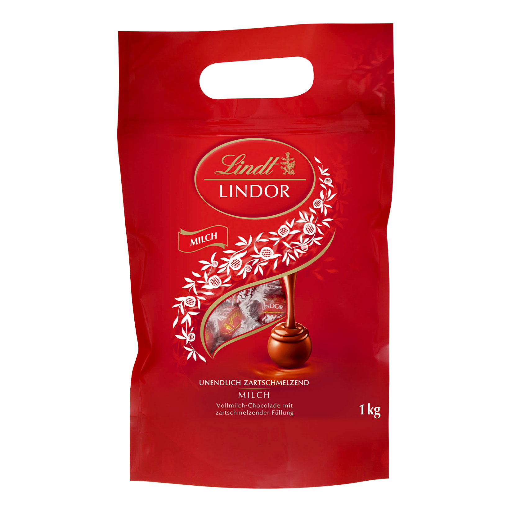 Lindt Lindor Kugeln Vollmilch XXL 1 kg Beutel