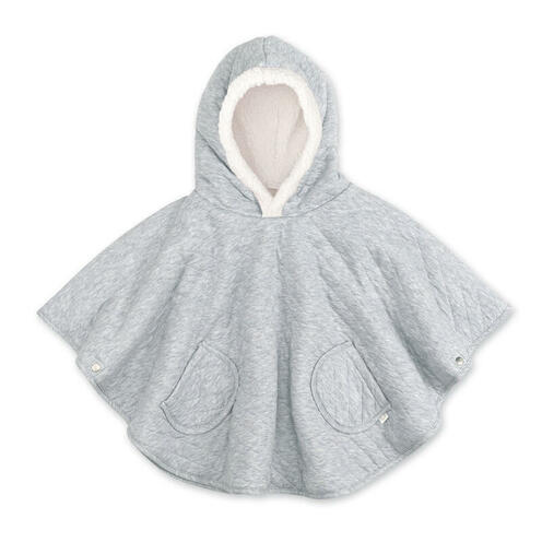 Poncho de voyage 9-36 mois - Jersey - Gris - BEMINI