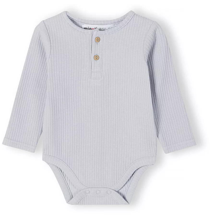 MINOTI Body & Leggings Grau Meliert