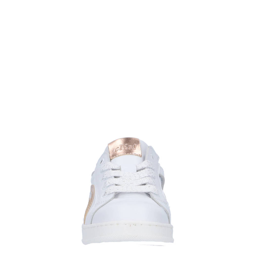Clic! leren sneakers wit