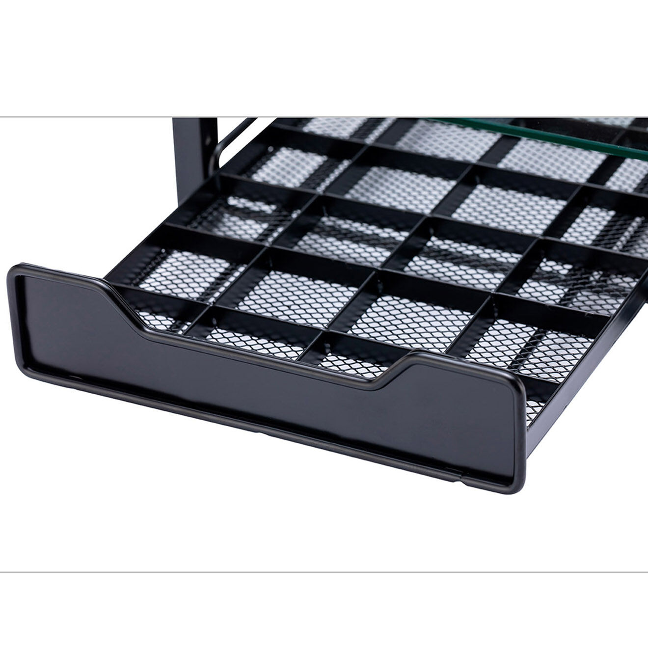 Kitchencook Range-capsule x40 plateau en verre tir40 noir