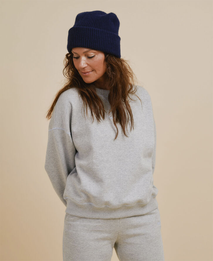 Cartel Copenhagen Avalanche Logo Sweatshirt - Grey Melange Lysegrå