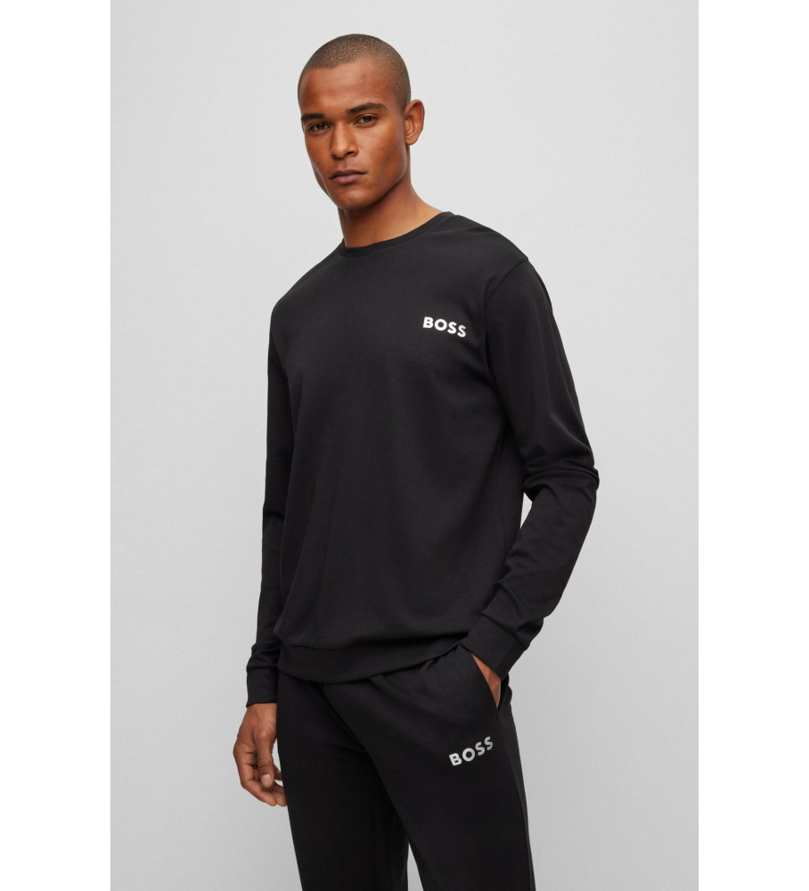 Pijama preto da marca BOSS