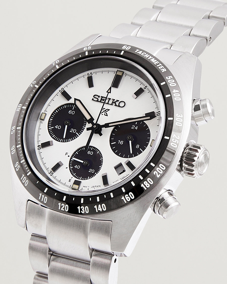 Seiko Prospex Chronograph Steel 39mm White Dial
