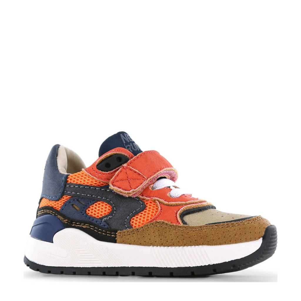 Shoesme sneaker blauw/oranje