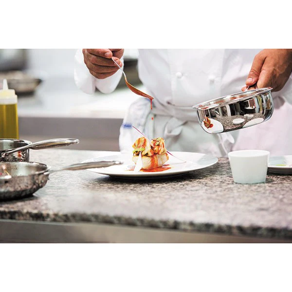 Casserole inox Castel'Pro 18 cm Cristel