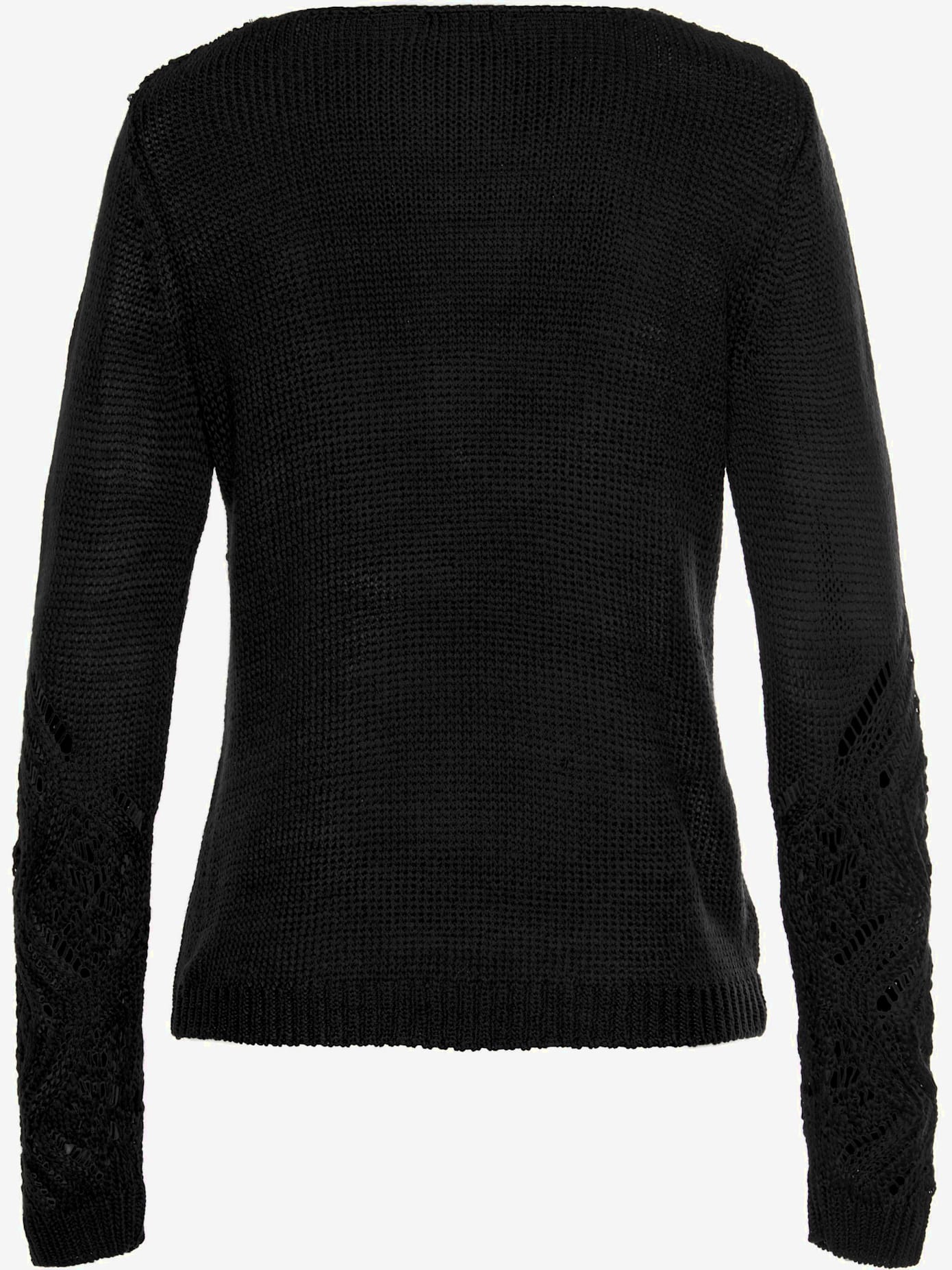 Pull de plage superbe motif ajouré à l'encolure et aux manches