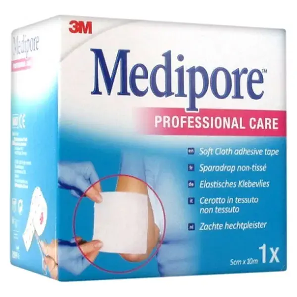 Forro de proteção profissional 3M Medipore 5 cm x 10 m