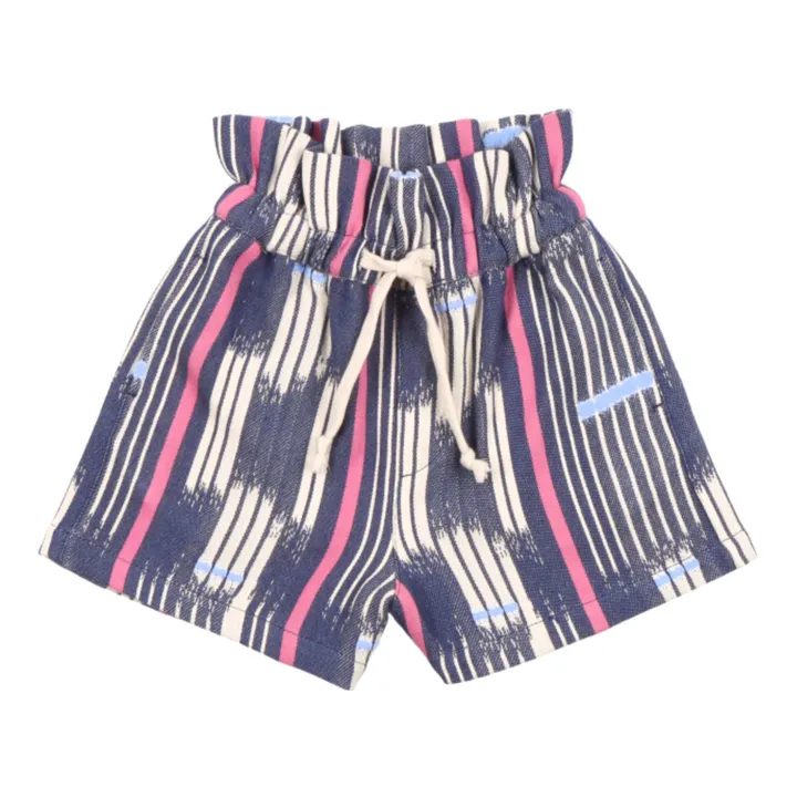 the new society Short Echo - Collection Femme | Bleu Foncé - Bleu Clair