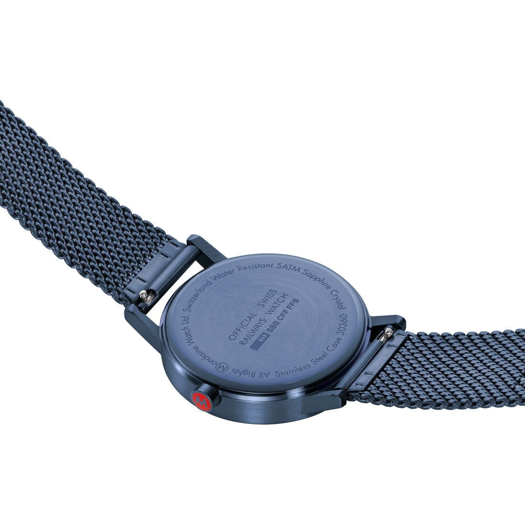 Mondaine Classic Blau 40mm