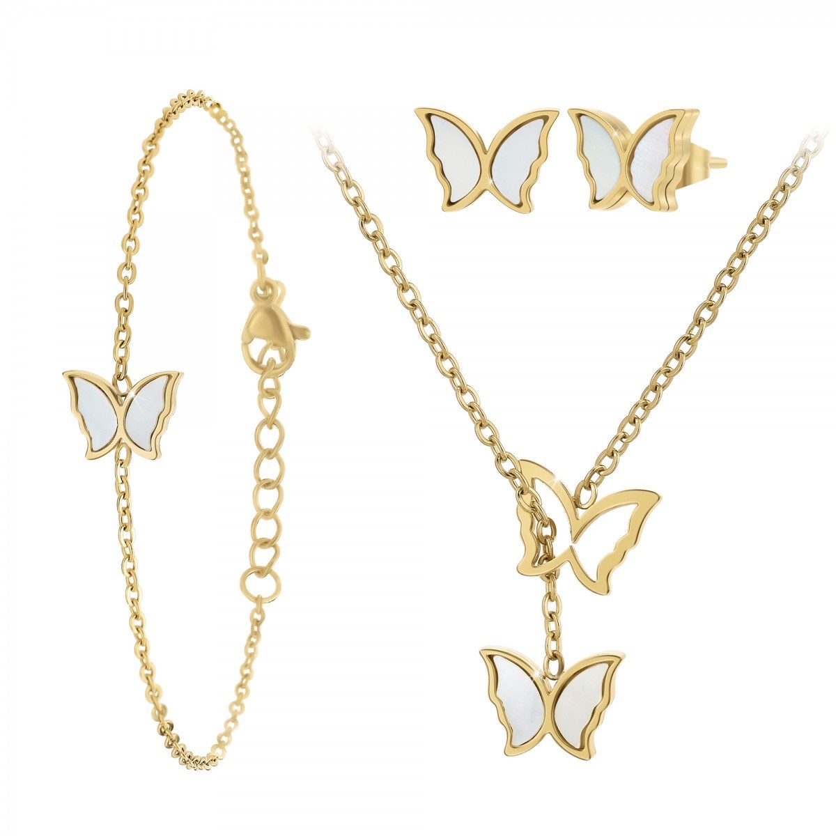 Parure papillon par SC Bohème