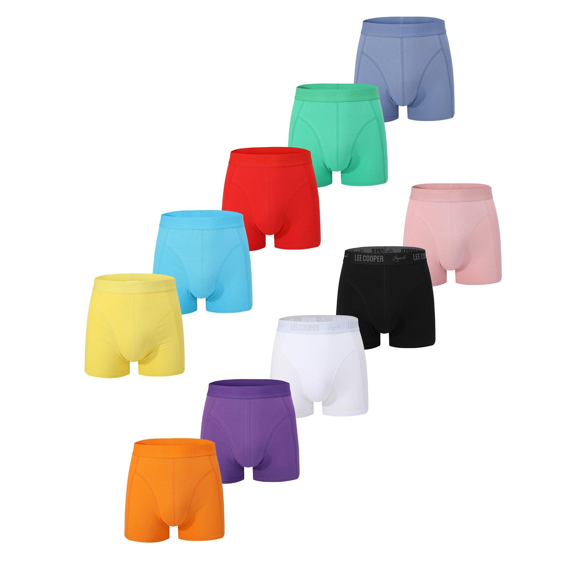 Lee Cooper Mens 10-Pack Hipster Trunks