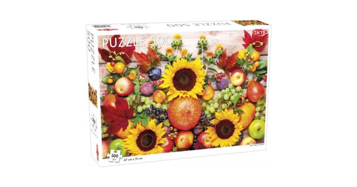 TacticPuzzel: Fruit and Flowers  (500 stukjes)