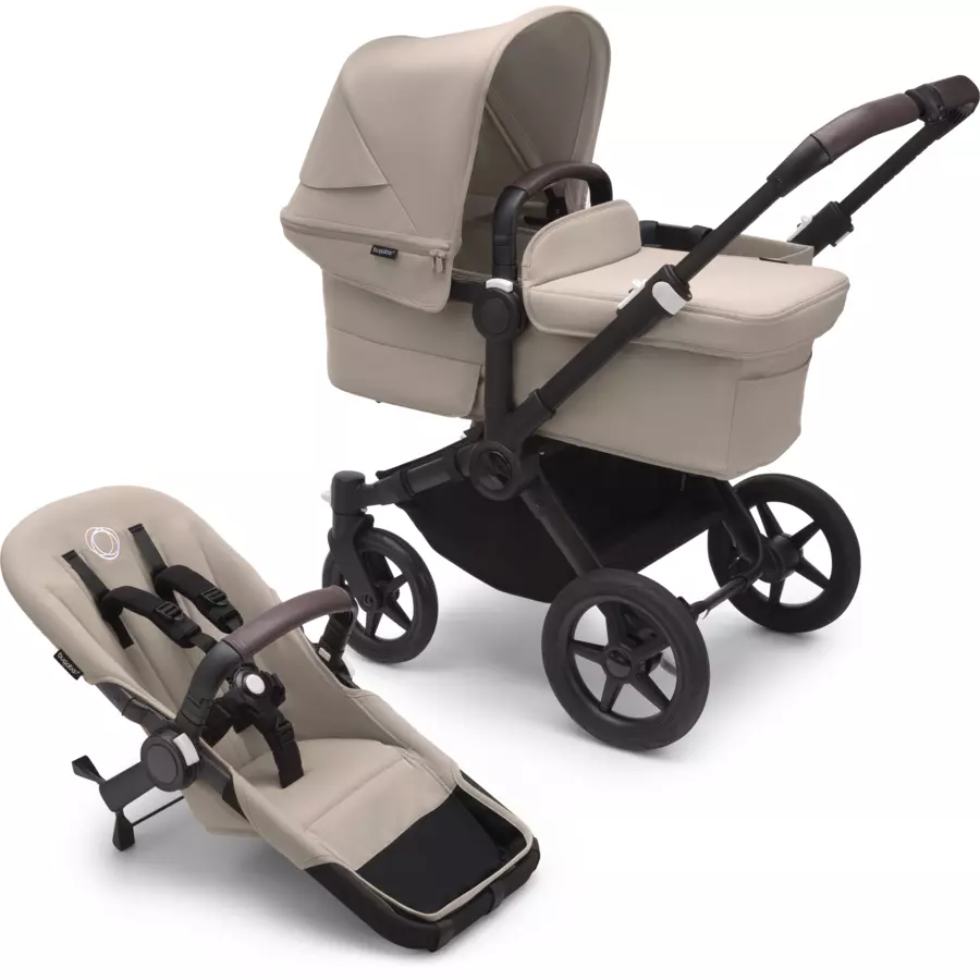 bugaboo Kombikinderwagen Donkey 5 Mono Complete BlackDesert Taupe