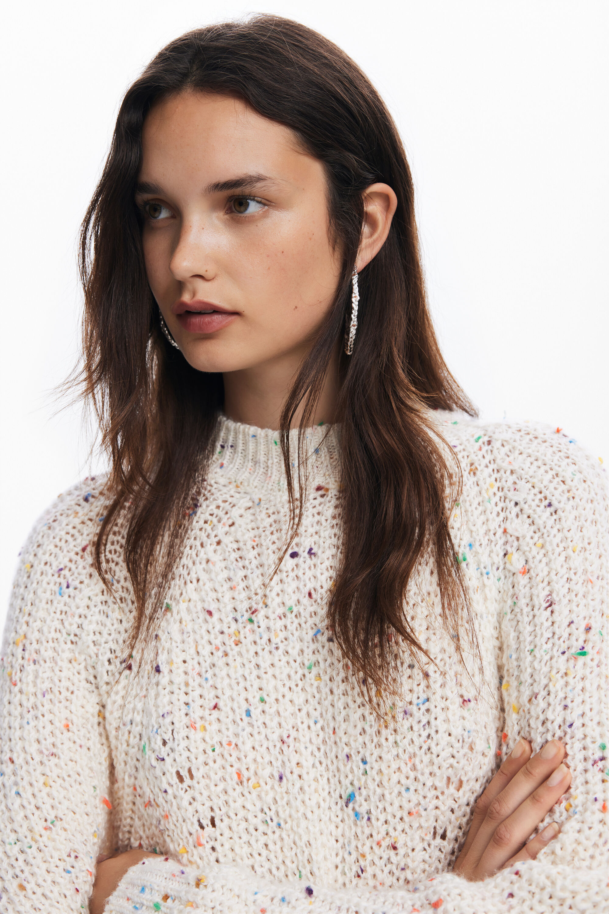 malha de renda oversized