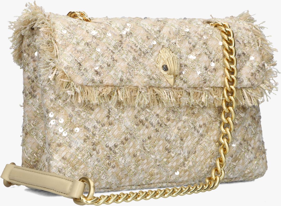 KURT GEIGER LONDON gouden kurt geiger london schoudertas tweed kensington bag