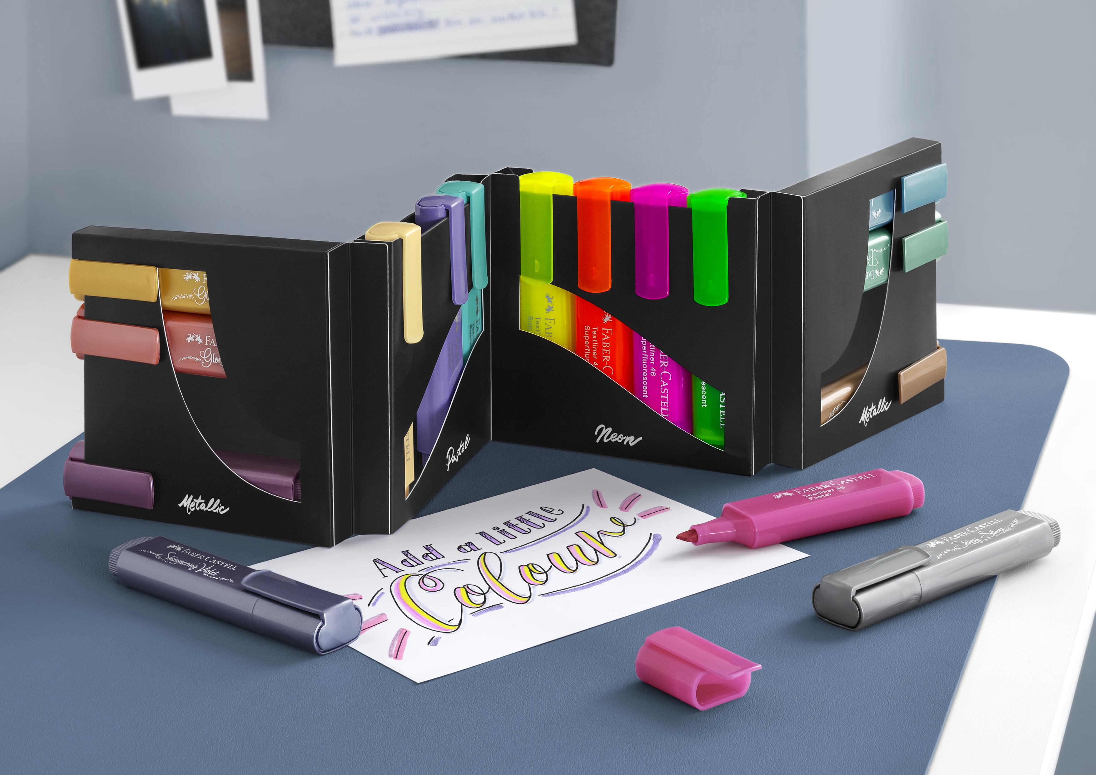 Faber-Castell - Highlighter TL 46 Skrivebordssæt (16 stk.)