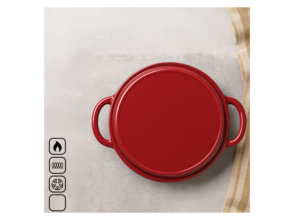 Aviro 5 liter gietijzeren braadpan - 26 cm