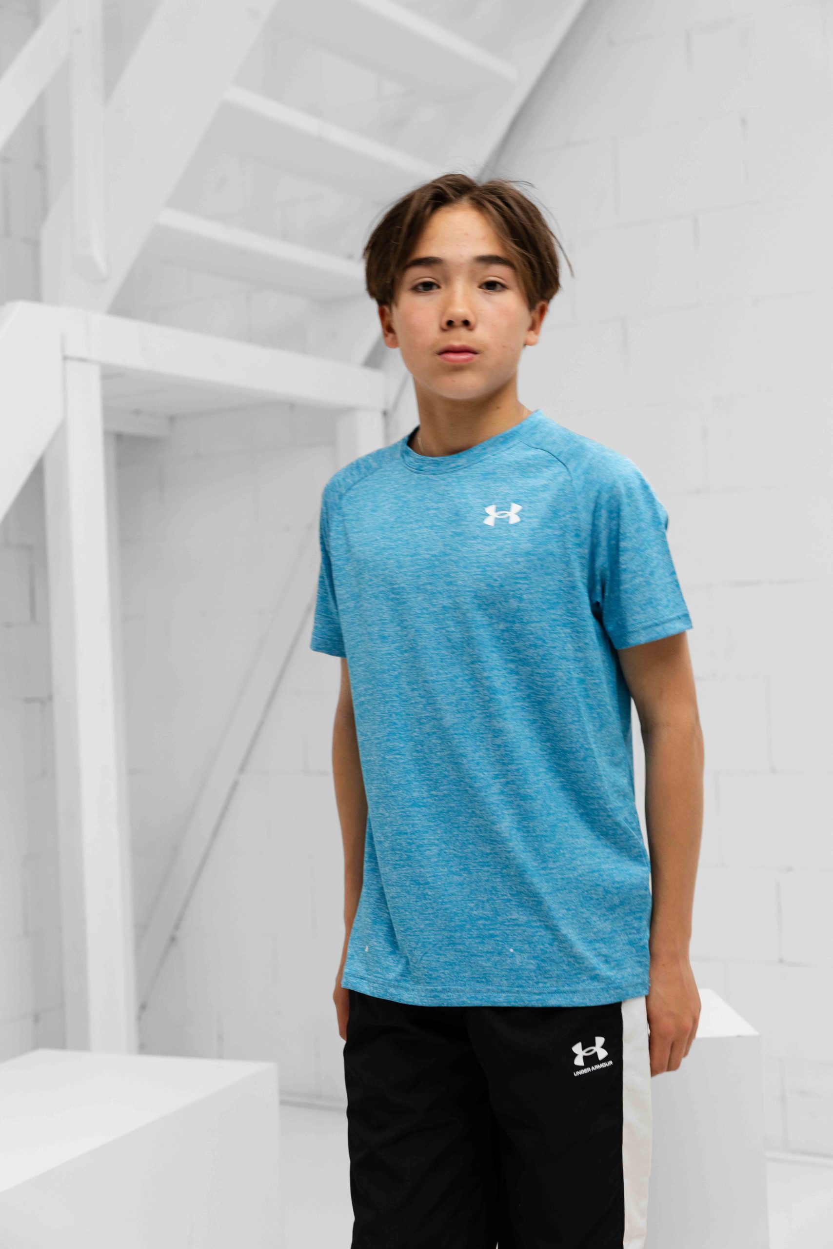 Under Armour Tech 2.0 T-Shirt Kids Blauw
