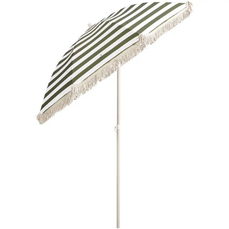 Parasol Oliva tilt - gestreept - Ø200 cm