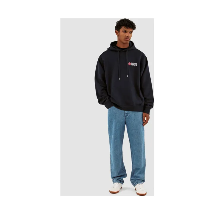 Arte Antwerp Hoodie Circle Flower | Bleu marine