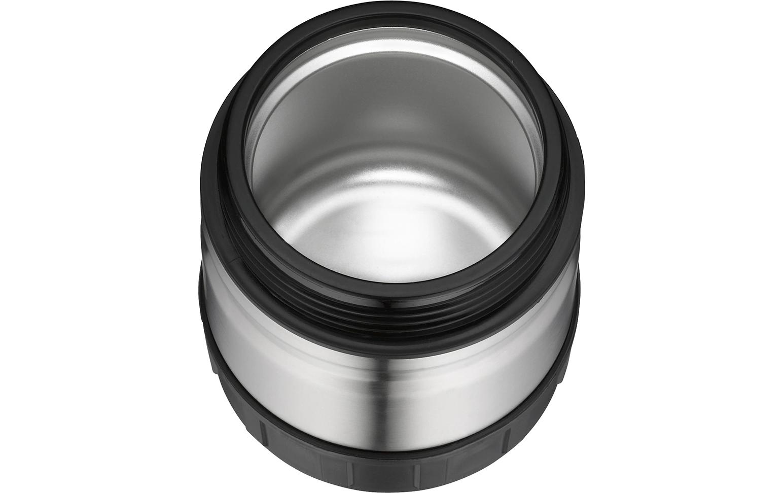 Thermo-Foodbehälter 0.5 l, SchwarzOutdoor-Behälter aus Edelstahl