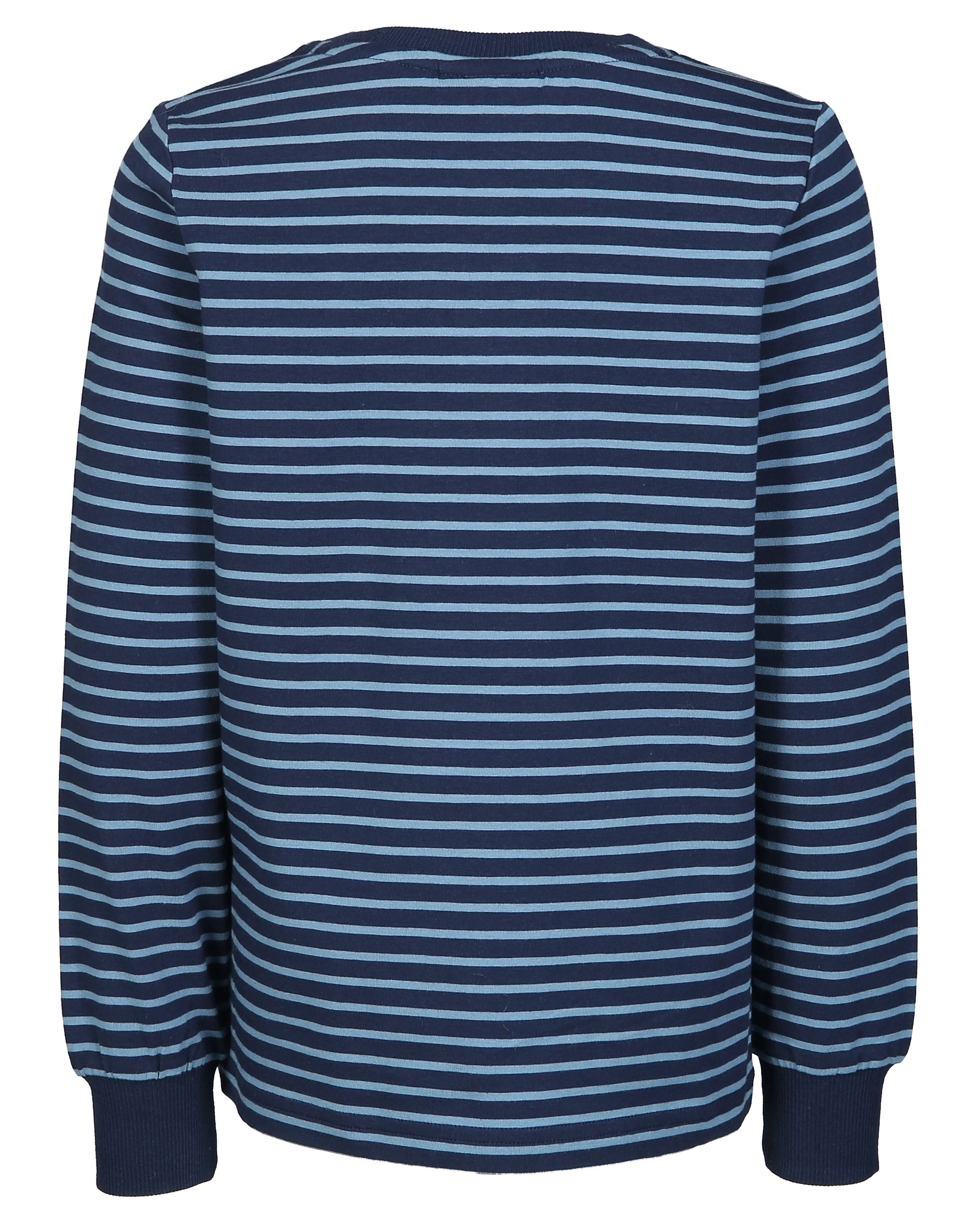 Langarmshirt RULLA gestreift in navy/dove