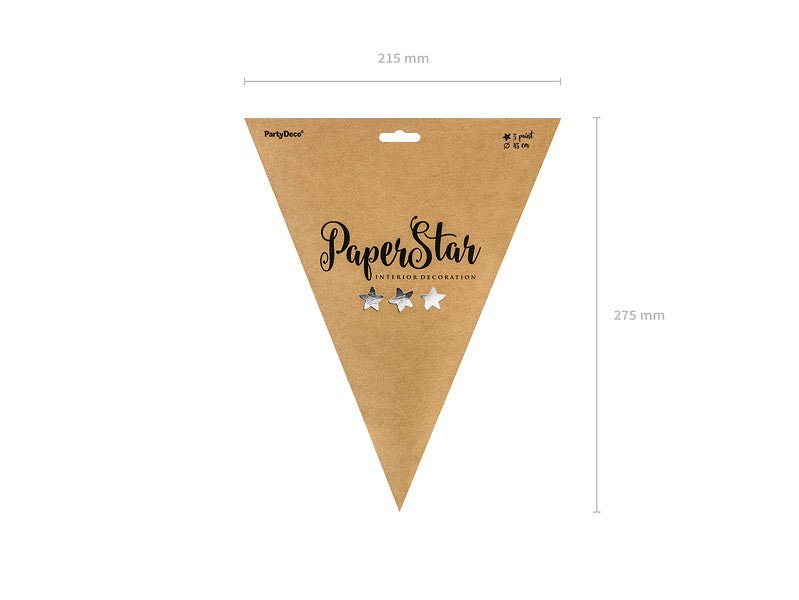 Hangdecoratie Ster Zilver 45cm