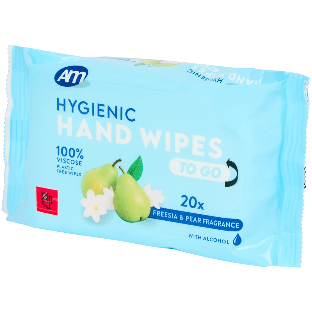 Lingettes hygiéniques pour les mains Freesia & Poire