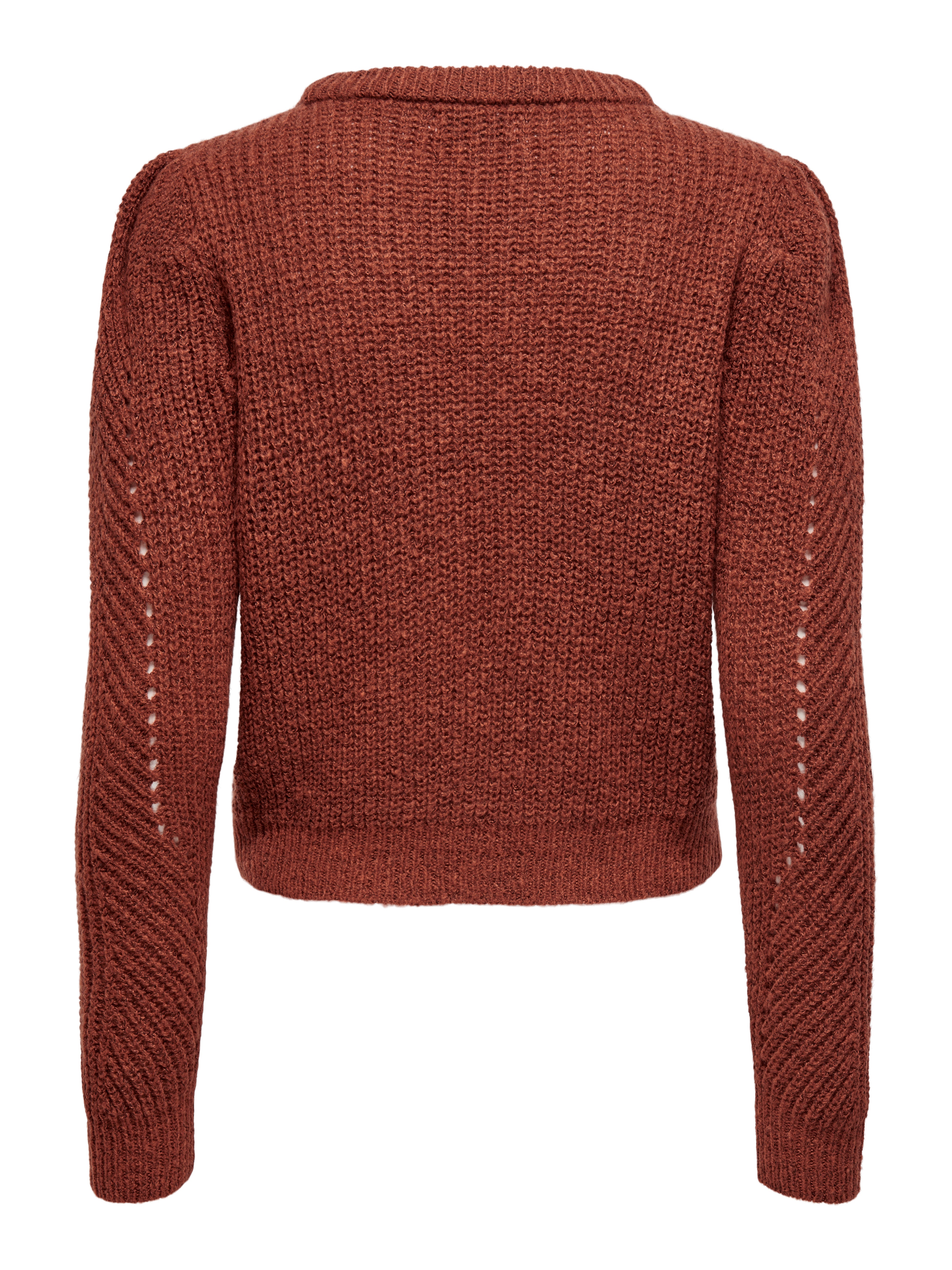 JDYMEGAN Strickpullover Burnt Brick