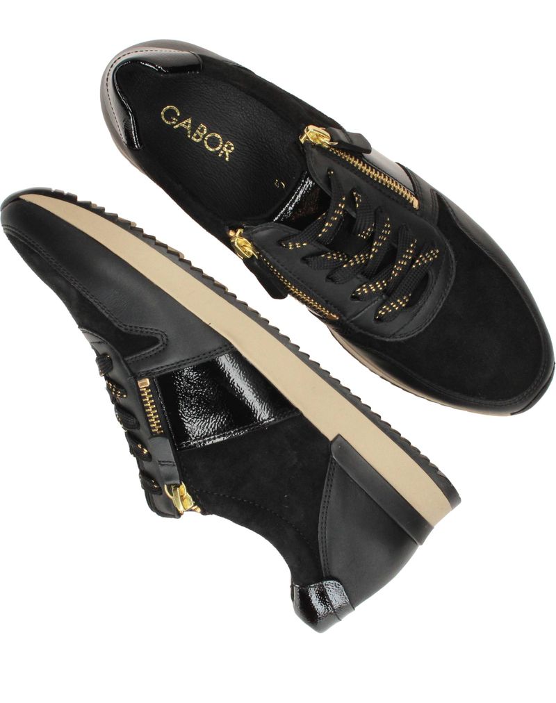 Gabor Sneakers Zwart Dames
