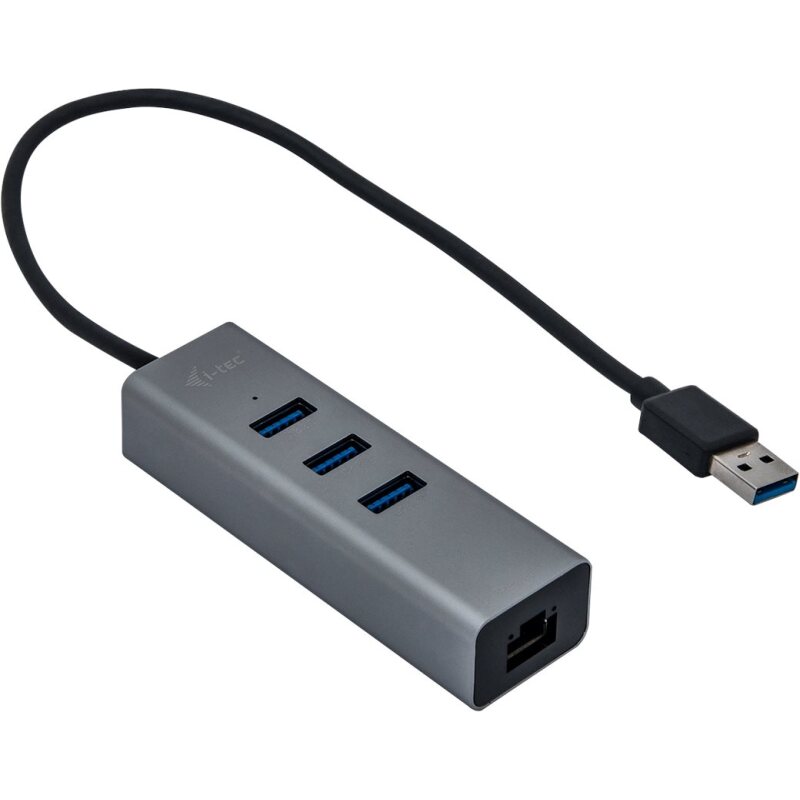 i-tec Metal USB 3.0 HUB 3 Port + Gigabit Ethernet Adapter