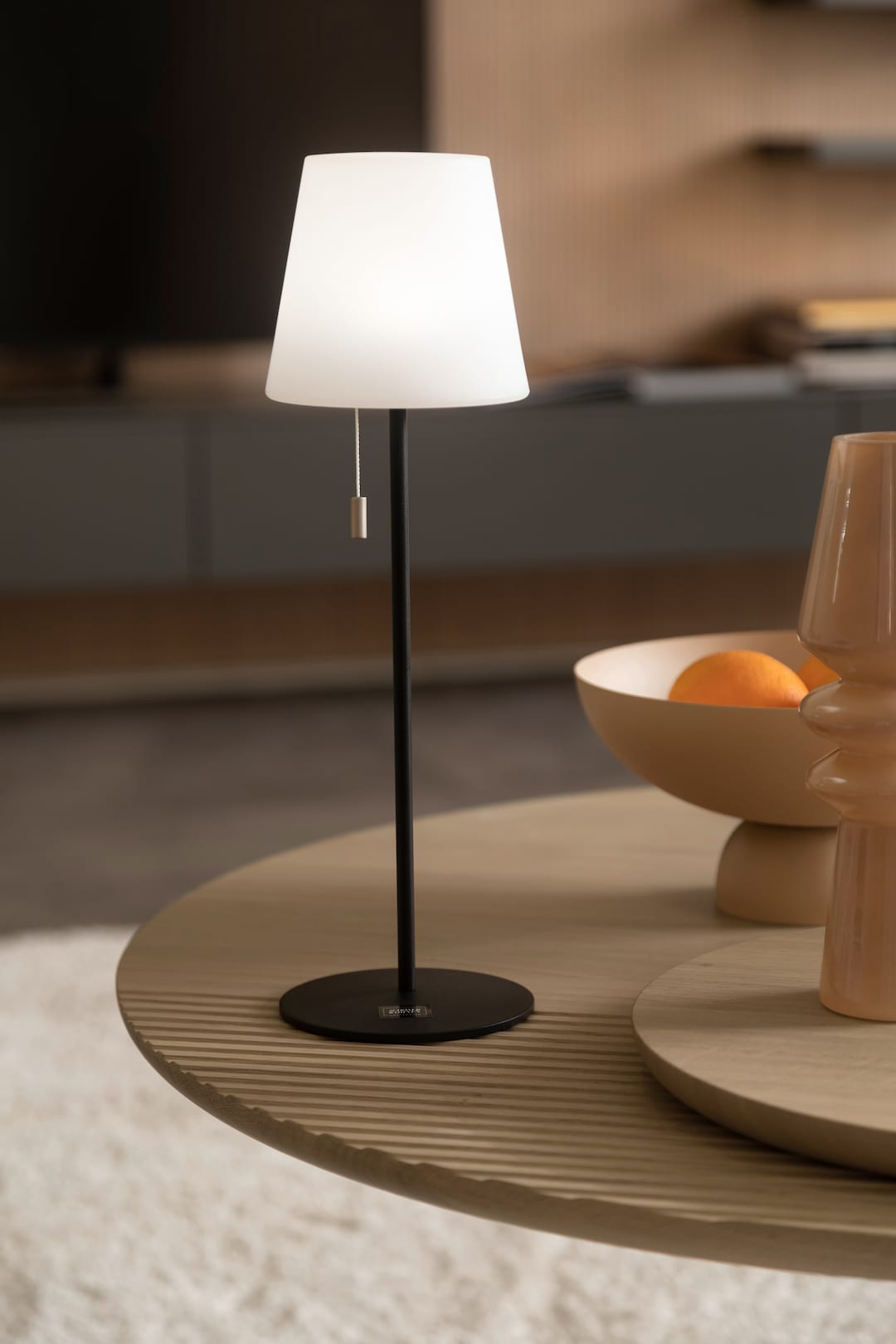 SCHÖNER WOHNEN-Kollektion Akku LED Tischlampe TALENT 38 cm mehrfarbig